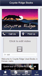 Mobile Screenshot of coyoteridgebooks.com
